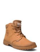 Sp20 Cuff Lth Wp Wl Shoes Boots Ankle Boots Laced Boots Brown Palladiu...
