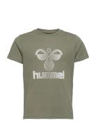 Hmlproud T-Shirt S/S Sport T-Kortærmet Skjorte Green Hummel