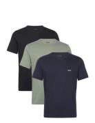 Tshirtrn 3P Classic Tops T-Kortærmet Skjorte Black BOSS