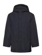 Hooded Water-Repellent Coat Parka Jakke Black Mango