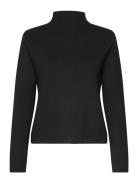 Perkins-Neck Sweater Tops Knitwear Turtleneck Black Mango