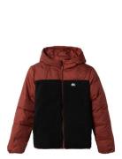 Scaly Reversible Youth Foret Jakke Burgundy Quiksilver