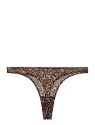 Mesh Thong G-streng Undertøj Brown Understatement Underwear