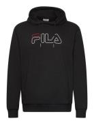 Salitto Hoody Tops Sweatshirts & Hoodies Hoodies Black FILA