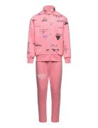 Lk Bluv Ts Sets Tracksuits Pink Adidas Sportswear