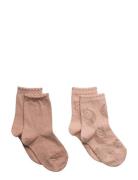 Ankle Hirse 2-Pack 77009+77014 Sokker Strømper Grey Mp Denmark