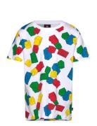 Lwtano 626 - T-Shirt S/S Tops T-Kortærmet Skjorte White LEGO Kidswear