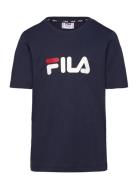 Solberg Classic Logo Tee Tops T-Kortærmet Skjorte Navy FILA