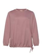 Wa-Sabina Tops Sweatshirts & Hoodies Sweatshirts Pink Wasabiconcept