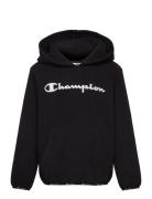 Hooded Top Tops Sweatshirts & Hoodies Hoodies Black Champion