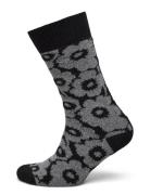 Oras Unikko Lingerie Socks Regular Socks Grey Marimekko