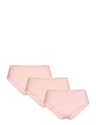 Hipster 3Pk Trusser, Tanga Briefs Pink Calvin Klein