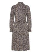 Slim Paisley Shirt Dress Dresses Shirt Dresses Navy GANT