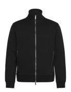 Dressy Full Zip Mock Tops Sweatshirts & Hoodies Sweatshirts Black Mich...