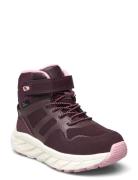 Karlstad High-top Sneakers Burgundy Leaf