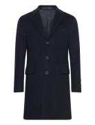 Sylar Coat Uldfrakke Frakke Navy Oscar Jacobson