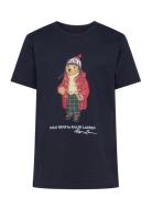 Polo Bear Cotton Jersey Tee Tops T-Kortærmet Skjorte Navy Ralph Lauren...