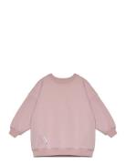 Relaxed Sweatshirt Tops Sweatshirts & Hoodies Sweatshirts Pink Gugguu