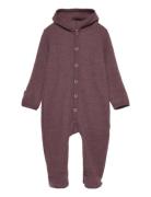 Hush Wool Wholesuit Outerwear Fleece Outerwear Fleece Suits Burgundy F...