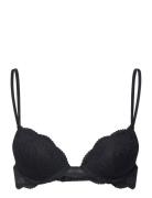 Idole - N*2 Plunge Push-Up Bra Lingerie Bras & Tops Push Up Bras Black...