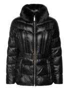 Packable Jacket W Fx Fur Foret Jakke Black Michael Kors