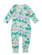 Näckrosdamm Pyjamas Pyjamas Sie Jumpsuit Green MUMIN