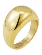 Arc Bold Ring Steel Ring Smykker Gold Bud To Rose