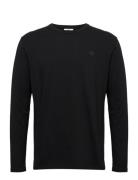 Mel Long Sleeve Tops T-Langærmet Skjorte Black Double A By Wood Wood