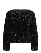 Vmbella Ls Boatneck Top Jrs Tops T-shirts & Tops Long-sleeved Black Ve...