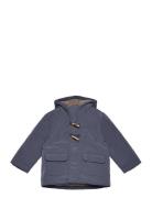 Padded Anorak With Shearling Lining Foret Jakke Navy Mango