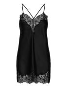 Sd Satin Lace Valerie Bodies Slip Black Hunkemöller