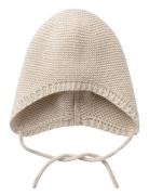 Nbngene Mio Knit Hat Lil Accessories Headwear Hats Baby Hats Beige Lil...