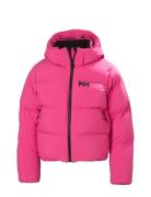 Jr Girl Nora Puffy Jacket Foret Jakke Pink Helly Hansen