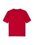 Essential Tee Ss Tops T-Kortærmet Skjorte Red Tommy Hilfiger