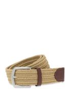 Leather-Trim Braided Belt Accessories Belts Braided Belt Beige Polo Ra...