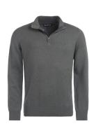 Barbour Cotton Half Zip Knitted Jumper Designers Knitwear Half Zip Jum...