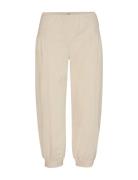 Sc-Cissie Bottoms Trousers Capri Trousers Cream Soyaconcept