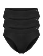 Women's Bamboo Bikini Sport Panties Briefs Black Danish Endurance