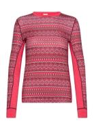 Lune Ls Sport Base Layer Tops Red Kari Traa