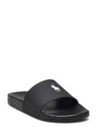 Signature Pony Slide Shoes Summer Shoes Sandals Pool Sliders Black Pol...