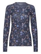 Fryd Ls Sport Base Layer Tops Navy Kari Traa