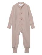 Umar Outerwear Fleece Outerwear Fleece Coveralls Pink Molo