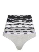 Puma Women String 6P Ecom Sport Panties Thong Grey PUMA