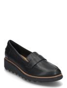 Sharon Gracie D Shoes Flat Loafers Black Clarks