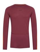 M Z Knit 200 Ls Crewe Sport Base Layer Tops Burgundy Icebreaker