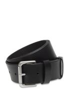 Leather Roller-Buckle Belt Designers Belts Classic Belts Black Polo Ra...