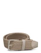 Elastic Braided Belt Accessories Belts Braided Belt Beige GANT