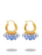 Wavy Baby Earrings Designers Jewellery Earrings Hoops Blue ANNELE
