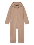 Nbnmeeko Suit Outerwear Fleece Outerwear Fleece Coveralls Beige Name I...