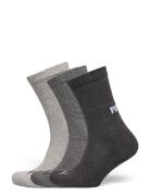 Puma Unisex Cushi D Next Crew 3P Sport Socks Regular Socks Grey PUMA